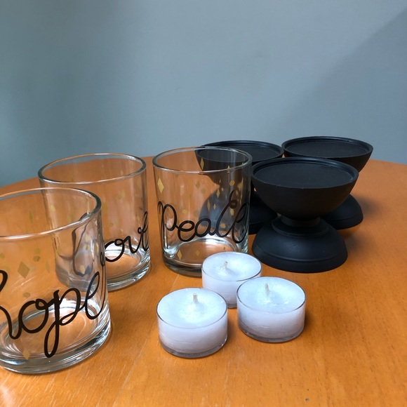 Candle holders with pedestals - Picture 2 of 5